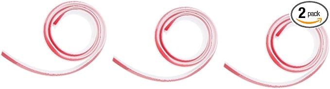 Angoily 2pcs Silicone Countertop Water Retaining Strip Self-adhesive Bathroom by Angoily