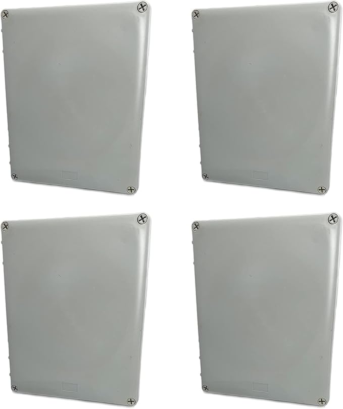 Co. 10" x 8" x4" Weather & Dust Proof PS Plastic Junction Conduit Box 4 Pack by DJCSupplyCompany