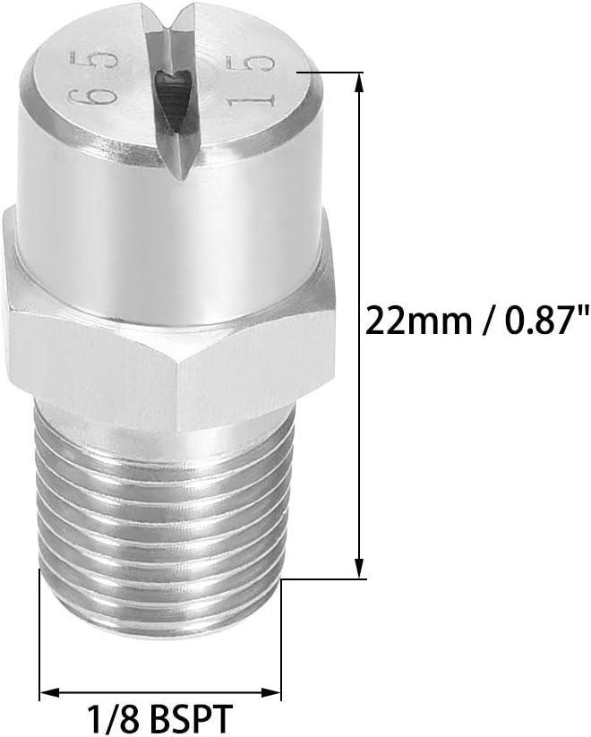 uxcell Flat Fan Spray Tip - Image 2