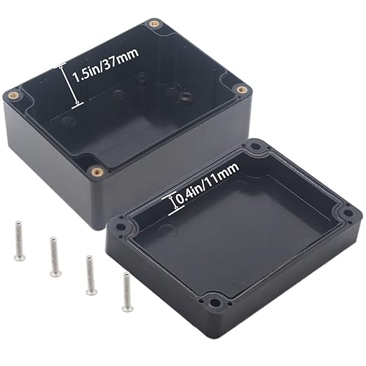 Watertight Junction Box, IP67 Waterproof Project Box Durable ABS Plastic - Image 4
