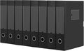 HUA JIE A4 Storage File Boxes Plastic Archives Cases by HUA+JIE