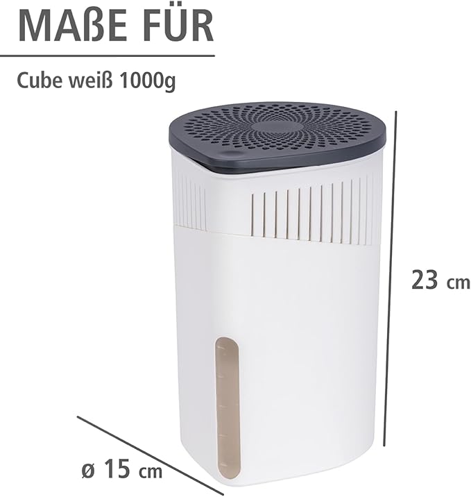 WENKO Portable Dehumidifier Drop Design, Compact and Rechargeable Dehumidifier - Image 6