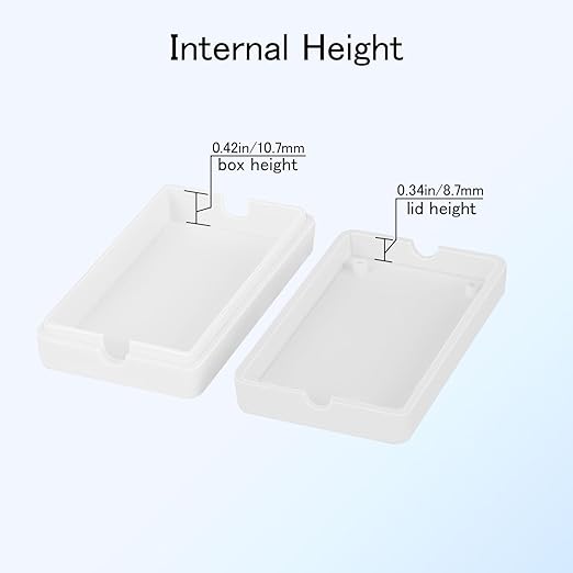 Project Box 8 Pieces Electrical Box Small Junction Box ABS Plastic Enclosure - Image 5