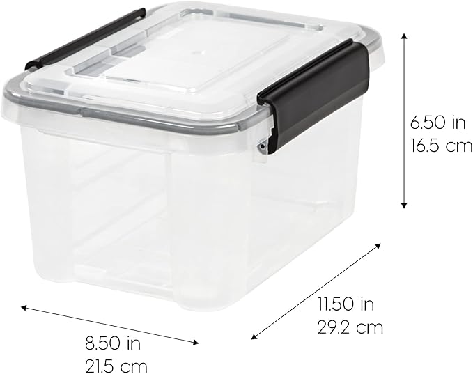 IRIS USA 7 Quart WEATHERPRO Plastic Storage Box - Image 2