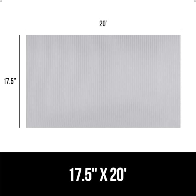 GORILLA GRIP DuraGuard Shelf Liner, 17.5x20 Non-Adhesive Cabinet Liners - Image 8