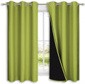 NICETOWN 100% Blackout Curtains 54 inches Long, Fresh Green, 1 Pair, 42 inches by NICETOWN