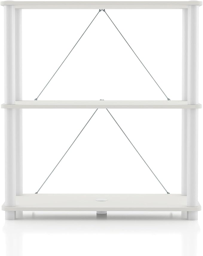 Homes: Inside + Out Apexa Modern 3-Tier Wide Shelving Units, Collectibles - Image 11