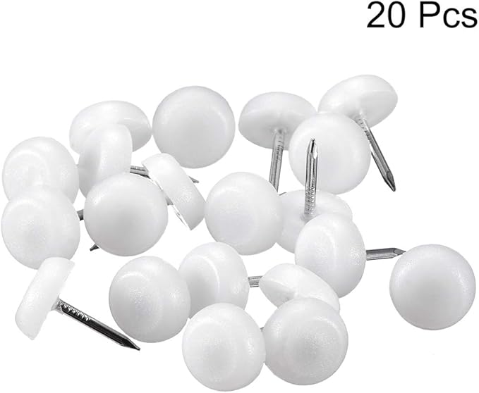 uxcell Furniture Feet Nail Plastic Glide Nails Chair Table Leg Protector Pads - Image 3