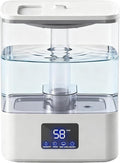 KZF 4L Top Fill Humidifiers for Bedroom & 60H Runtime by BreathePureLiveNaturally