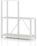 Homes: Inside + Out Apexa Modern 3-Cube Ladder Shelving Units, Collectibles by HOMESInsideOut