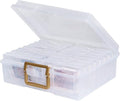 novelinks Transparent 4" x 6" Photo Organizers and Photo Storage Box by novelinks