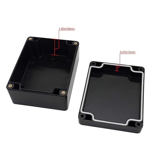LeMotech ABS Plastic Electrical Project Case Power Junction Box, Project Box - Image 4
