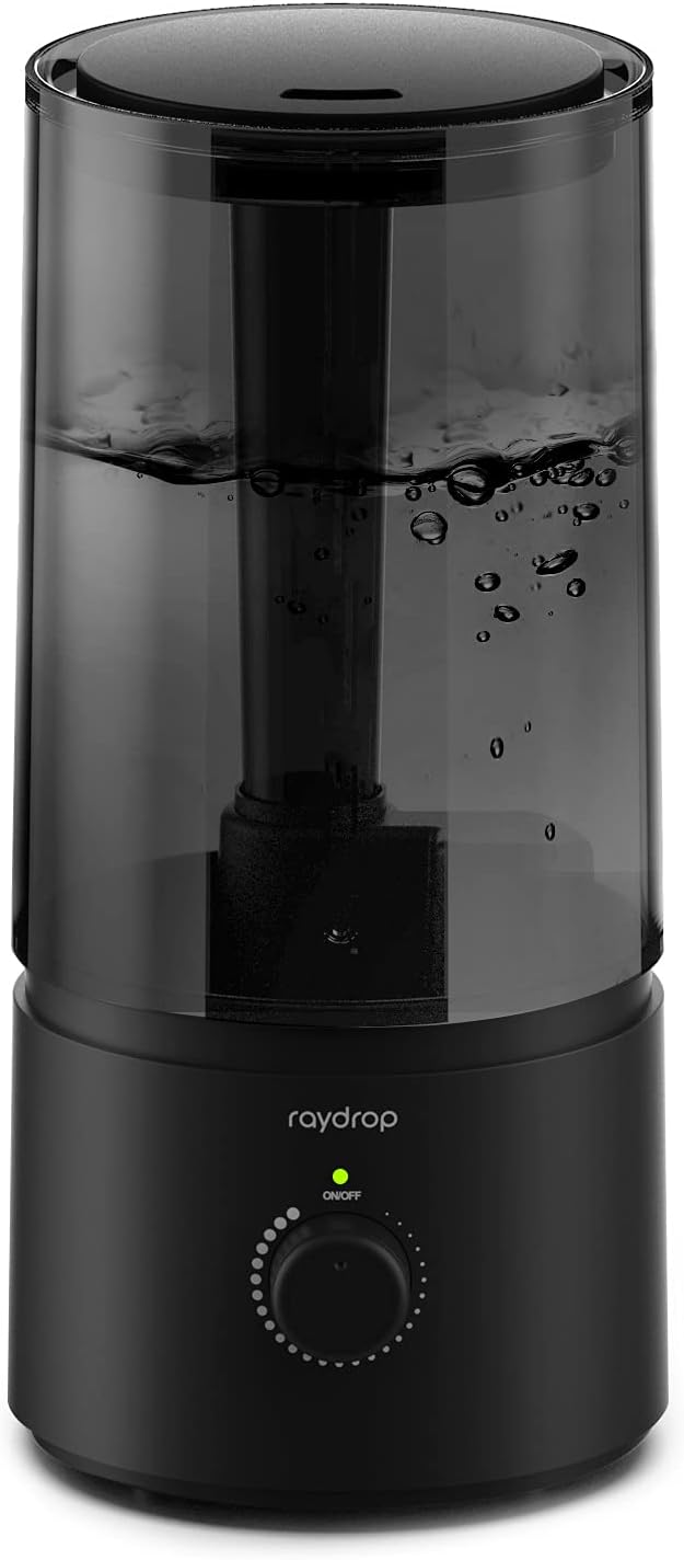 raydrop Humidifiers for Bedroom, Cool Mist Humidifiers for Babies, 1.70L Quiet by raydrophumidifiers