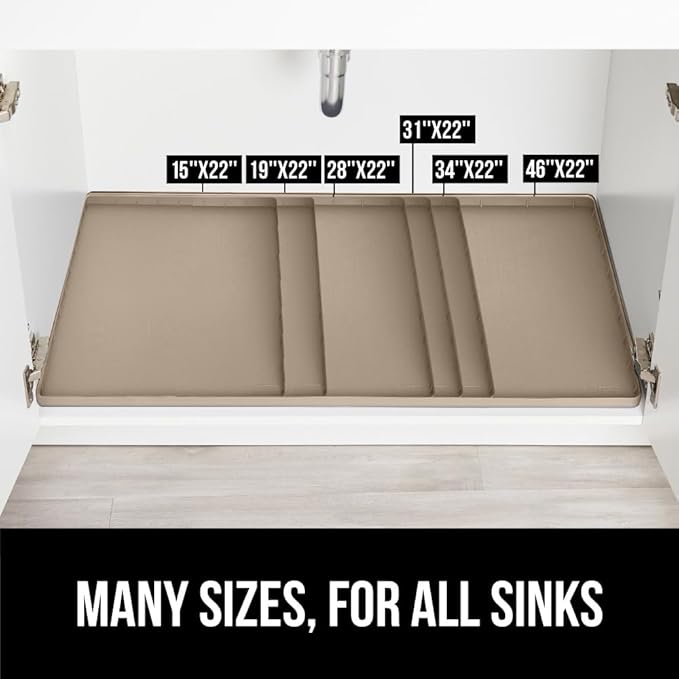 GORILLA GRIP Waterproof Silicone Under Sink Mat - Image 8
