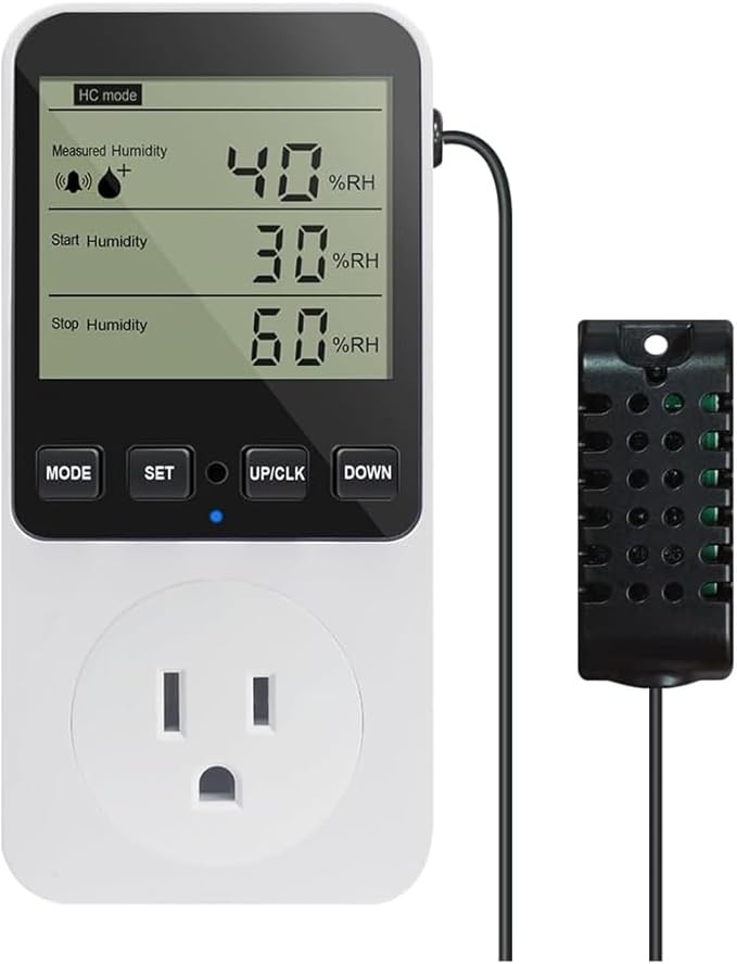 Humidity Controller Outlet 16A Direct Output Hygrometer Humidity Control Switch by Unknown