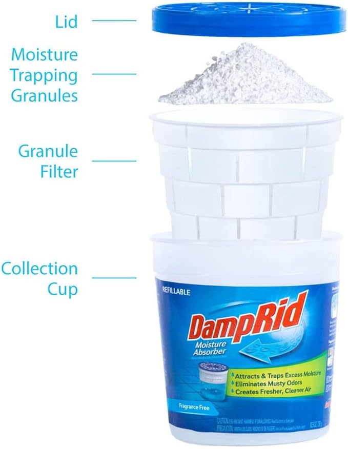 DampRid Lavender Vanilla Refillable Moisture Absorber - Image 5