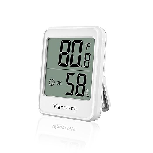 Digital Hygrometer Indoor Thermometer by VIGORPATH