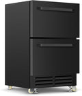 24 Inch Under Counter Dual Drawer Beverage Fridge, Weather Proof Outdoor by Velieta-SpecialistinFridge