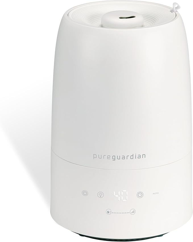 PureGuardian 30-Hour .50 Gallon Top Fill Cool Mist Ultrasonic Humidifier by PureGuardian