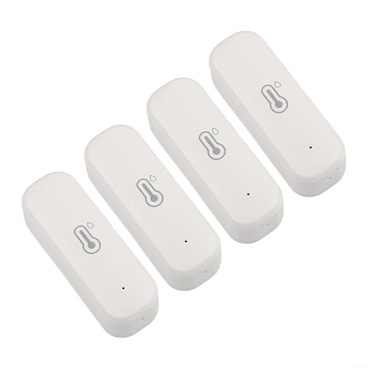 4PCS for Zigbee Wireless Temperature and Humidity Sensor Indoor Smart by Unknown
