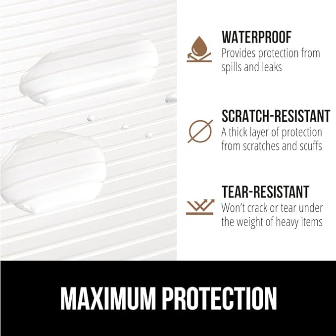 GORILLA GRIP DuraGuard Shelf Liner, 20x20 Non-Adhesive Cabinet Liners - Image 4