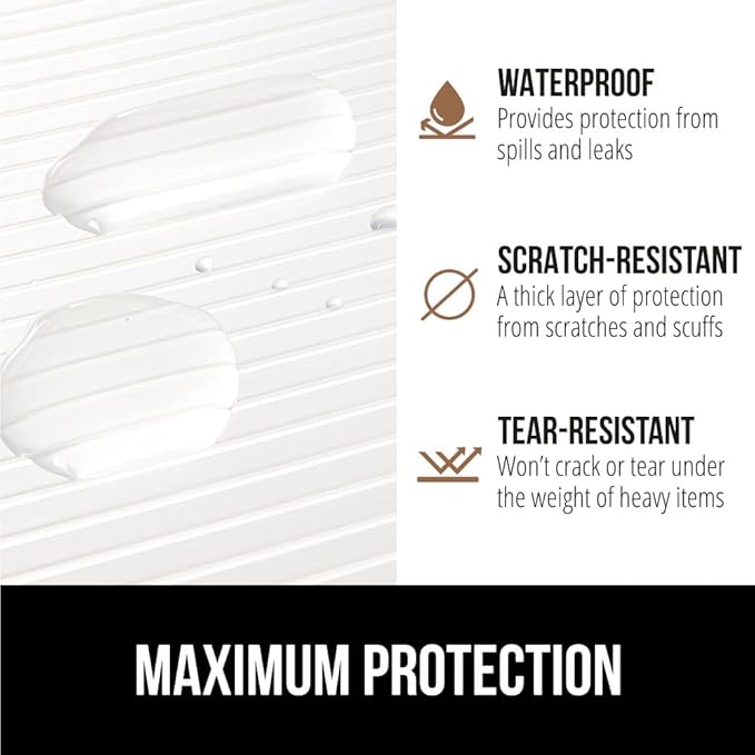 GORILLA GRIP DuraGuard Shelf Liner, 17.5x30 Non-Adhesive Cabinet Liners - Image 4