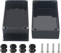 Project Box ABS Black Electrical Boxes IP67 Outdoor Waterproof Junction Box by Otdorpatio