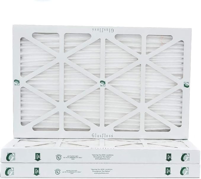 Glasfloss 16x25x2 MERV 13 AC & Furnace 2" Depth Air Filters. Box of 3. Actual - Image 4