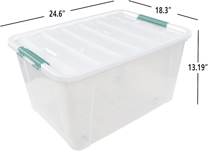 80 L Extra Large Plastic Storage Box - Image 2