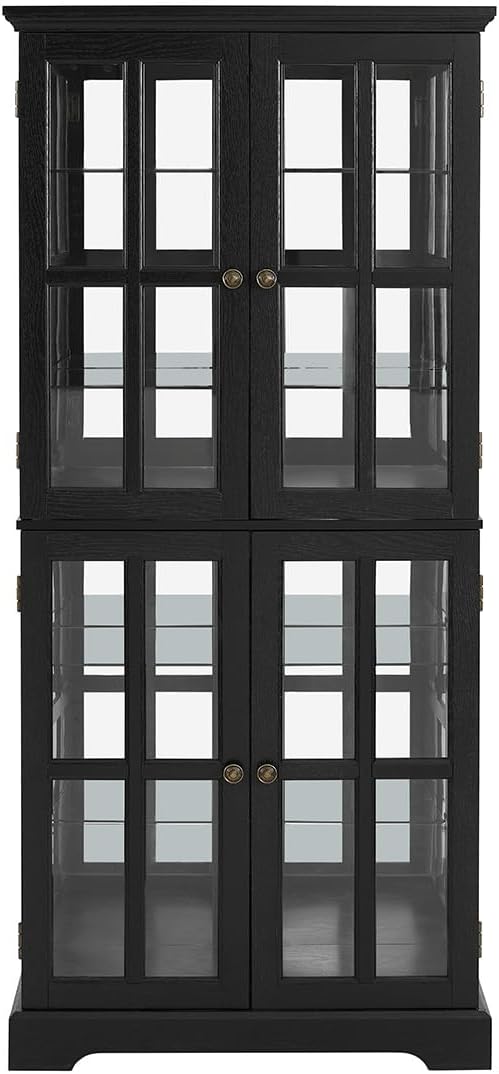 Lighted Glass Curio Cabinet - Image 8