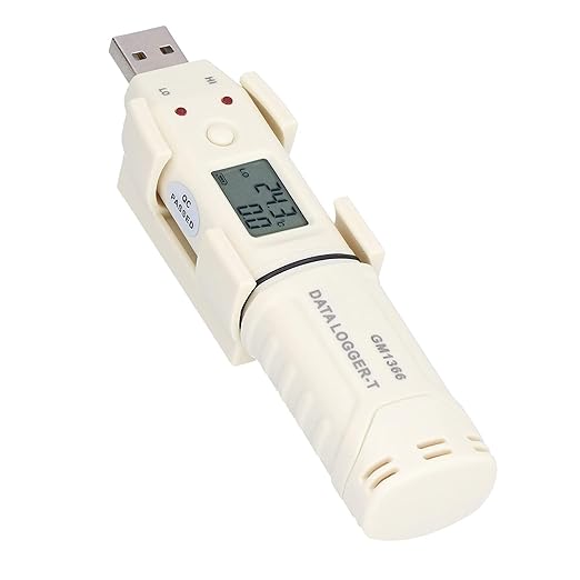 Temperature Data Logger, Battery Powered Low Power Consumption Digital Humidity - Image 5