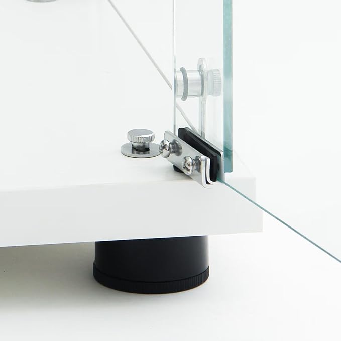 Yoluckea 4-Tier Glass Display Cabinet - Image 8