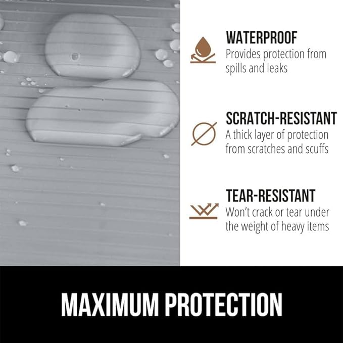 GORILLA GRIP DuraGuard Shelf Liner, 20x30 Non-Adhesive Cabinet Liners - Image 4