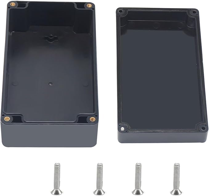 Outdoor Waterproof Junction Box IP67 Project Box ABS Black Electrical Boxes by Otdorpatio