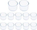 Round Chair Leg Caps, PVC Furniture Feet Covers, TTZEZE Transparent Round Floor by TTZEZE