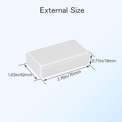 Project Box 8 Pieces Electrical Box Small Junction Box ABS Plastic Enclosure - Image 3