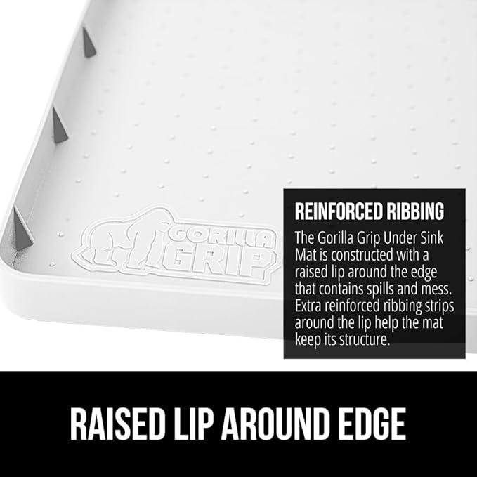 GORILLA GRIP Waterproof Silicone Under Sink Mat - Image 5