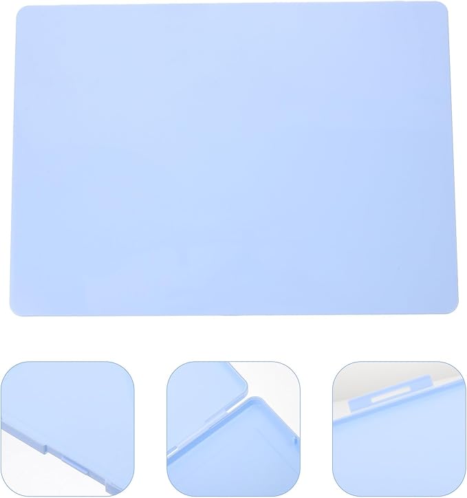 Healifty Multi-functional A4 Certificate Storage Box Sky Blue Large Capacity - Image 3