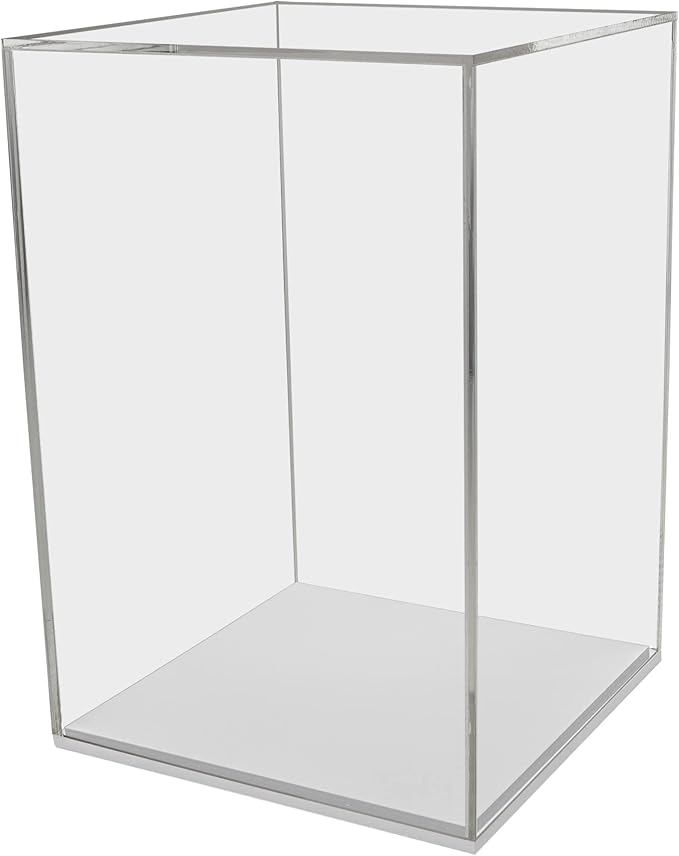 Tall Display Cube 12" W x 12" D x 16" H Clear by MarketingHolders