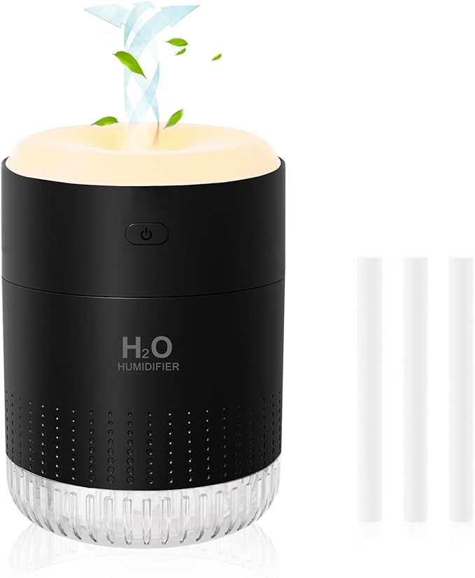 Portable Mini Humidifier, Auto Shut-Off, 2 Mist Modes, Small Humidifiers by 1