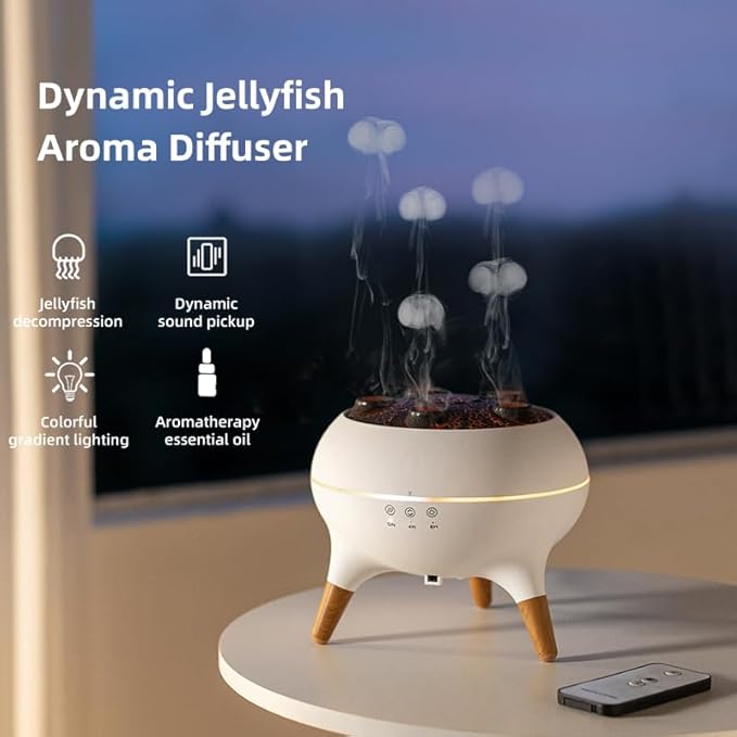 Dynamic Jellyfish Air Humidifier & Jellyfish Essential Oil Diffuser - Image 6