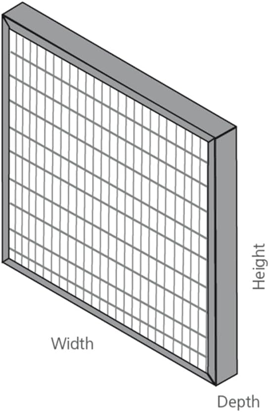 16x20x1 Mini-Pleat Synthetic Panel Air Filter – 1” Beverage Board Frame – MERV - Image 4