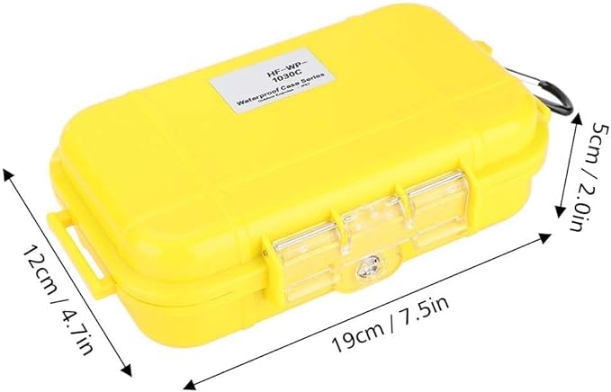 Dry Box Outdoor Waterproof Airtight Storage Case Hard Shell Wet Dry Box Carry - Image 2