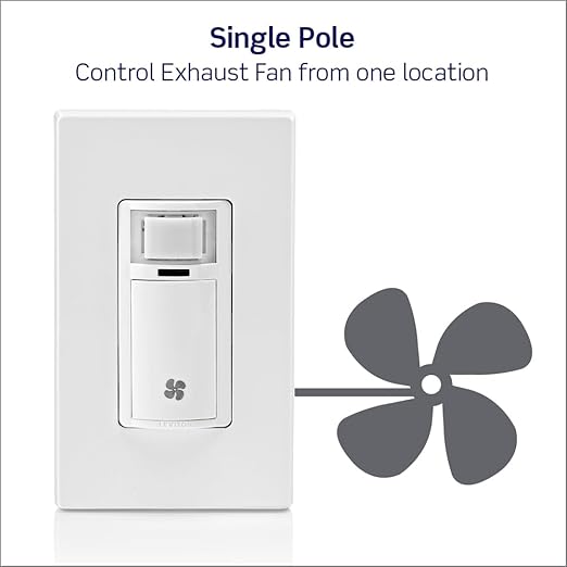 Leviton Humidity Sensor Switch for Bathroom Exhaust Fan, Automate Ventilation - Image 13
