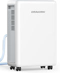 Dehumidifiers for Home with Drain Hose, Smart Humidity Control, 3 Modes for by Dravonic