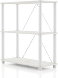 Homes: Inside + Out Apexa Modern 3-Tier Wide Shelving Units, Collectibles by HOMESInsideOut