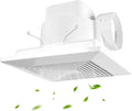 10 Inch Bathroom Exhaust Fan, 160 CFM 1.0 Sones Square Ultra Quiet Bathroom by Unknown