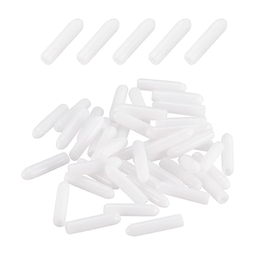 DMiotech 100 Pack 2mm ID White Screw Thread Protectors Rubber End Caps Bolt by DMiotech