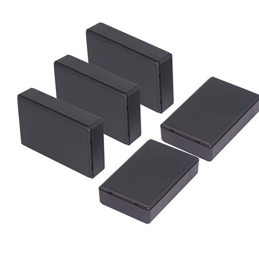 Zulkit 5Pcs Project Boxes ABS Plastic Electrical Project Case Power Junction by Zulkit