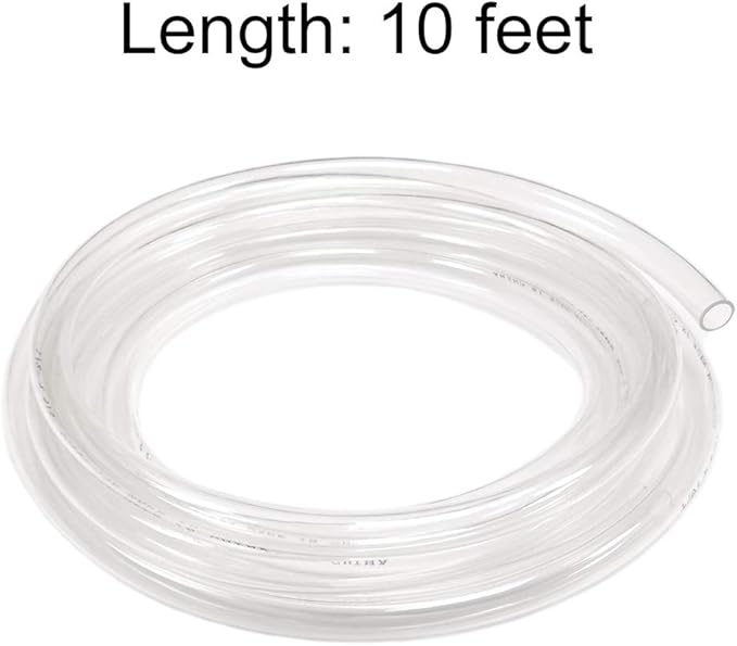 Eastrans 10ft x 1" ID Clear Vinyl Tubing, Flexible Hybrid PVC Tubing Hose - Image 5